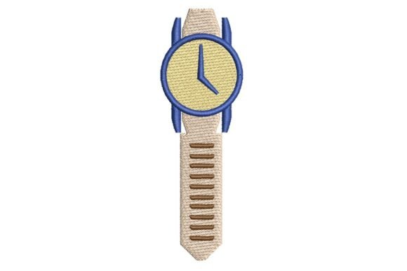 Classic Wristwatch Embroidery Design