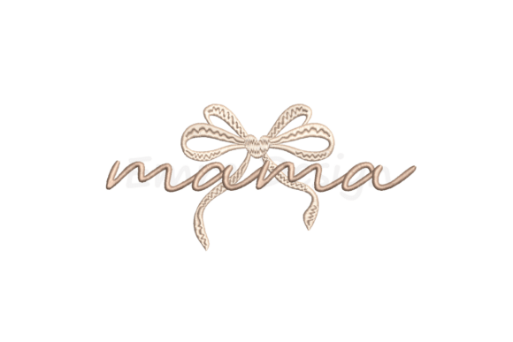 Coquette Mama Embroidery Design