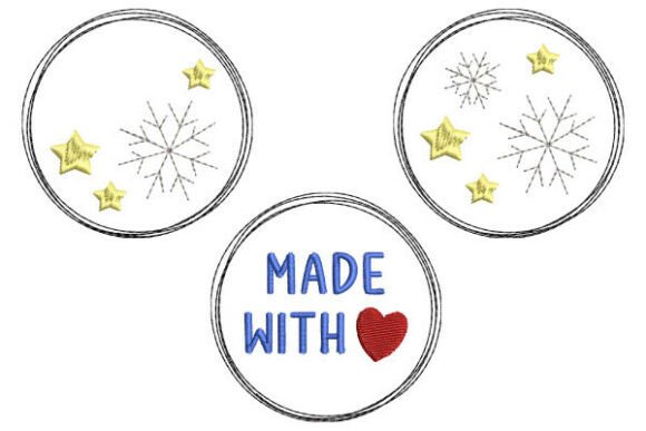 Doodle Circle Embroidery Bundle