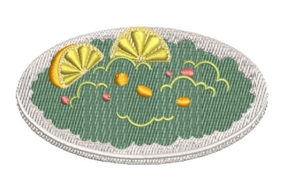 Fresh Tabbouleh Salad Embroidery Design
